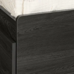 Clearance Twin Bed and Headboard Set - Fynn Gray Oak Twin, Full & Queen Beds