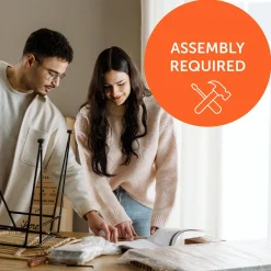 Clearance Twin Bed and Headboard Set - Fynn Gray Oak Twin, Full & Queen Beds