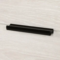 Outlet Twin Bed and Headboard Set - Fynn Winter Oak Twin, Full & Queen Beds