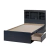 Twin, Full & Queen Beds>South Shore Twin Bed and Headboard Set - Aviron Blueberry