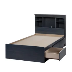 Twin, Full & Queen Beds>South Shore Twin Bed and Headboard Set - Aviron Blueberry