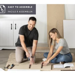 Discount Twin Bed with 3 Drawers - Fusion Pure White Twin, Full & Queen Beds