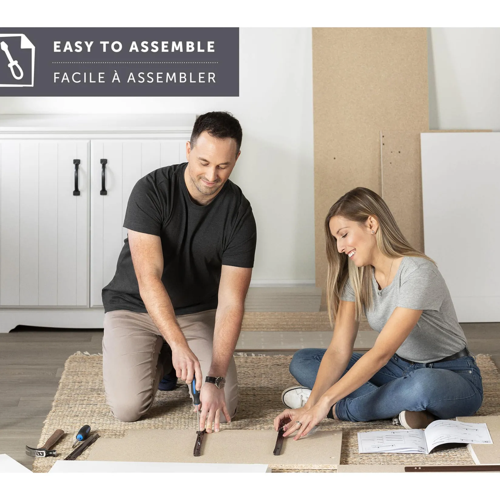 Discount Twin Bed with 3 Drawers - Fusion Pure White Twin, Full & Queen Beds