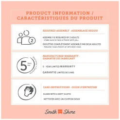 Outlet Twin Headboard - Tassio Nordik Oak Twin, Full & Queen Beds