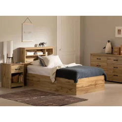 Outlet Twin Headboard - Tassio Nordik Oak Twin, Full & Queen Beds