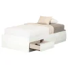 Outlet Twin Mates Bed - Hazen White Pine Twin, Full & Queen Beds