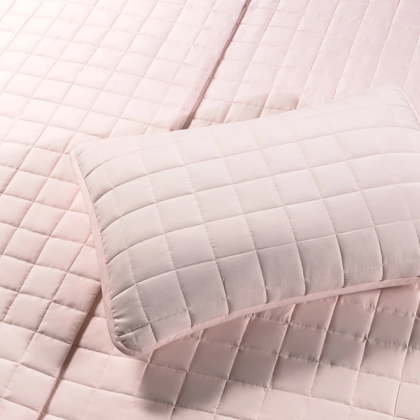 Comforters & Quilts|Twin Bedding>Cathay Home Twin Quilt Set - Blush