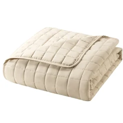 Comforters & Quilts|Twin Bedding>Cathay Home Twin Quilt Set - Cream
