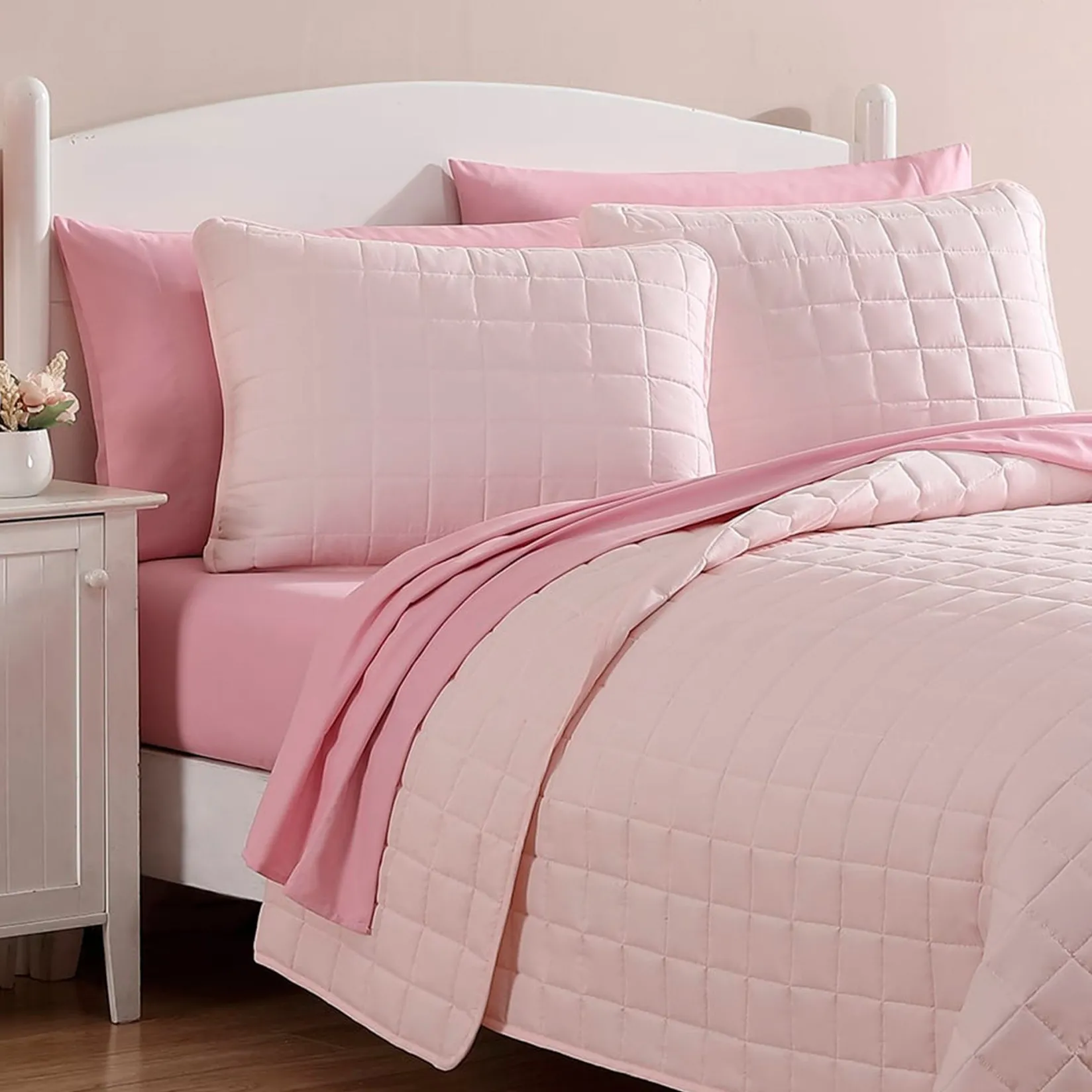 Outlet Twin Sheet Set - Pink Nectar Kids Sheets|Twin Bedding