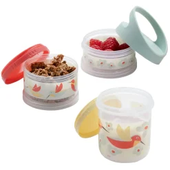 Snack Bags & Containers|Tableware>Sugarbooger Twist & Snack Stacker - Hummingbird