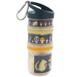 New Twist & Snack Stacker - Mostly Mushroom Kids Snack Bags & Containers|Tableware