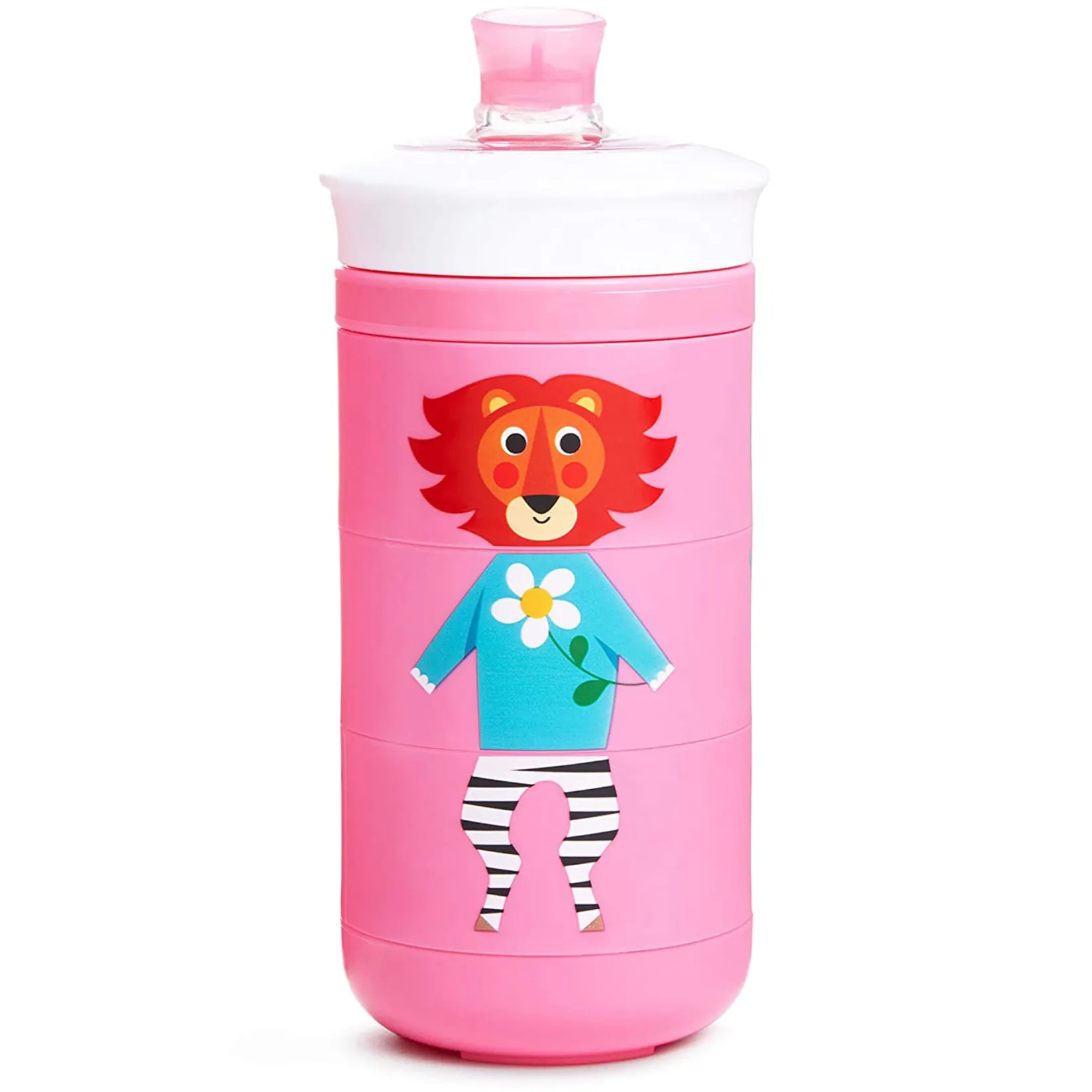 Sale Twisty 9oz Sippy Cup - Pink Animal Kids Tableware|Plates & Placemats