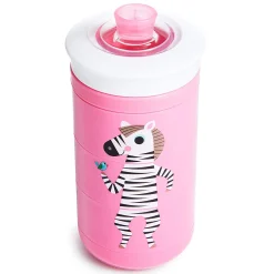 Sale Twisty 9oz Sippy Cup - Pink Animal Kids Tableware|Plates & Placemats