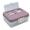 Online Two Tier Bento - Pink Kids Breastfeeding|Snack Bags & Containers