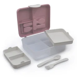 Online Two Tier Bento - Pink Kids Breastfeeding|Snack Bags & Containers