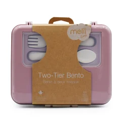 Online Two Tier Bento - Pink Kids Breastfeeding|Snack Bags & Containers