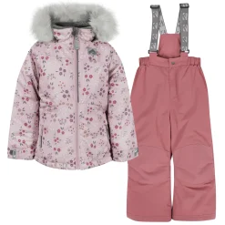 Outlet Two-Piece Snowsuit Flowers 2-6 years Kids Outerwear|Snowsuits