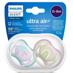 Discount Ultra Air Pacifier 0-6m Lilac Sun/Green Rainbow 2-pack Pacifiers & Clips|Pacifiers & Clips