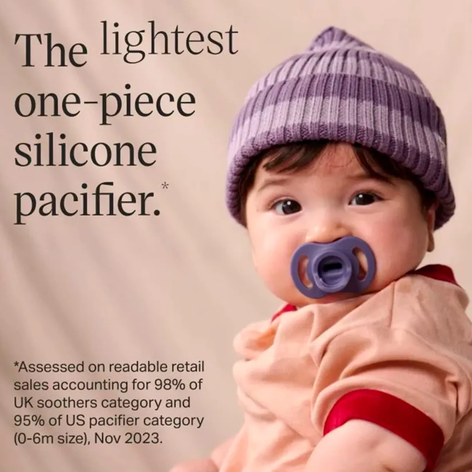 Pacifiers & Clips|Pacifiers & Clips>Tommee Tippee Ultra-Light Stayput Pacifier 18-36months