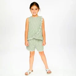 Tops>Deux par Deux Under My Hat Tank Top 7-10 Sage