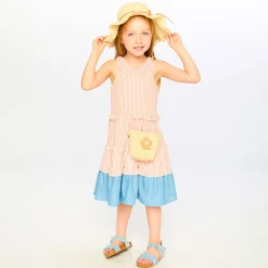 Waist Bags>Deux par Deux Under My Straw Hat Purse Beige