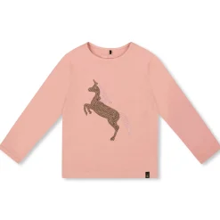 Tops>Deux par Deux Unicorn T-shirt 7-10 Pink