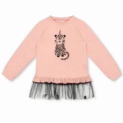Tops>Deux par Deux Unicorn Tunic 7-10 Pink