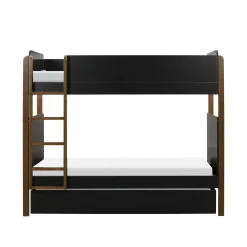 Discount Universal Twin Storage Trundle Bed - Black Twin, Full & Queen Beds