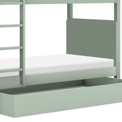 Twin, Full & Queen Beds>Million Dollar Baby Universel Twin Storage Trumble Bed - Sage