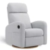 Gliders & Rocking Chairs|Gliders & Rocking Chairs>Jaymar BB Upholstered Rocking Armchair Swivel, Glider, Recliner Hailey - Arlo Heather Silver