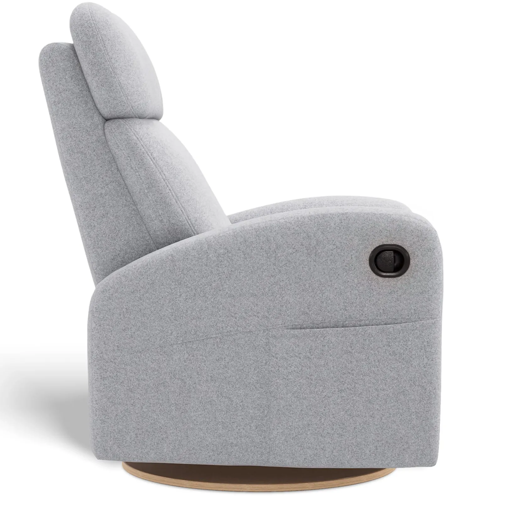 Gliders & Rocking Chairs|Gliders & Rocking Chairs>Jaymar BB Upholstered Rocking Armchair Swivel, Glider, Recliner Hailey - Arlo Heather Silver