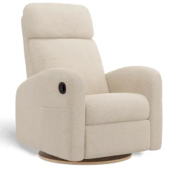 Hot Upholstered Rocking Armchair Swivel, Glider, Recliner Hailey - Beyond Sheep Cream Gliders & Rocking Chairs|Gliders & Rocking Chairs