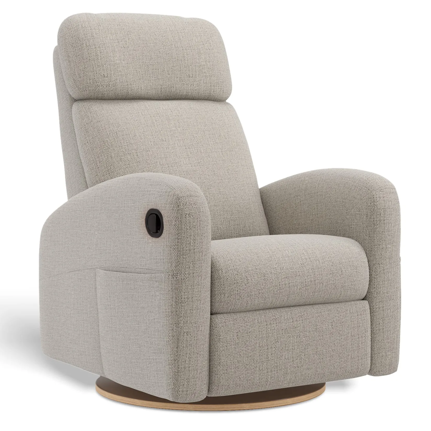 Gliders & Rocking Chairs|Gliders & Rocking Chairs>Jaymar BB Upholstered Rocking Armchair Swivel, Glider, Recliner Hailey - Breather Driftwood