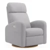Gliders & Rocking Chairs|Gliders & Rocking Chairs>Jaymar BB Upholstered Rocking Armchair Swivel, Glider, Recliner Hailey - Como Dove Grey Motorized Electric