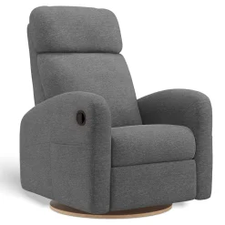 Gliders & Rocking Chairs|Gliders & Rocking Chairs>Jaymar BB Upholstered Rocking Armchair Swivel, Glider, Recliner Hailey - Nexus Charcoal