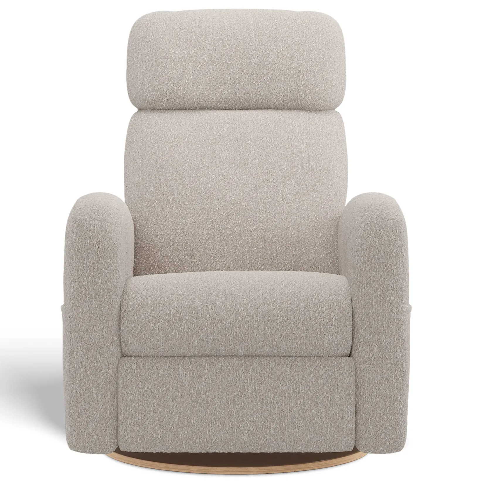 Gliders & Rocking Chairs|Gliders & Rocking Chairs>Jaymar BB Upholstered Rocking Armchair Swivel, Glider, Recliner Hailey - Beyond Sheep Vanilla Motorized Electric