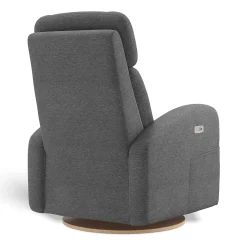 Hot Upholstered Rocking Armchair Swivel, Glider, Recliner Hailey - Nexus Charcoal Motorized Electric Gliders & Rocking Chairs|Gliders & Rocking Chairs