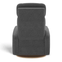 Hot Upholstered Rocking Armchair Swivel, Glider, Recliner Hailey - Nexus Charcoal Motorized Electric Gliders & Rocking Chairs|Gliders & Rocking Chairs