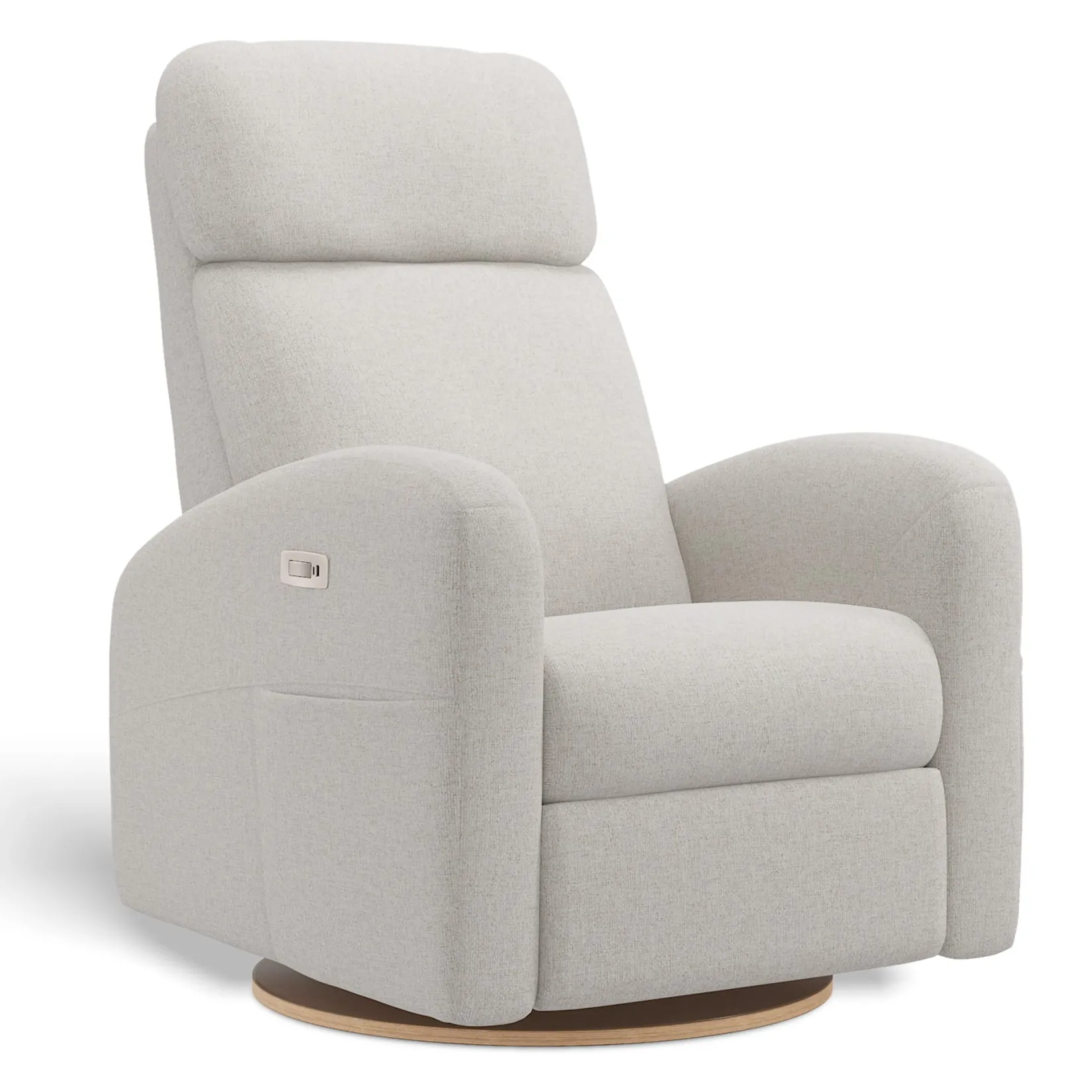 Gliders & Rocking Chairs|Gliders & Rocking Chairs>Jaymar BB Upholstered Rocking Armchair Swivel, Glider, Recliner Hailey - Alta™ 10 Stain-resistant fabric -Motorized Electric