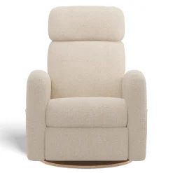 Gliders & Rocking Chairs|Gliders & Rocking Chairs>Jaymar BB Upholstered Rocking Armchair Swivel, Glider, Recliner Hailey - Beyond Sheep Cream Motorized Electric