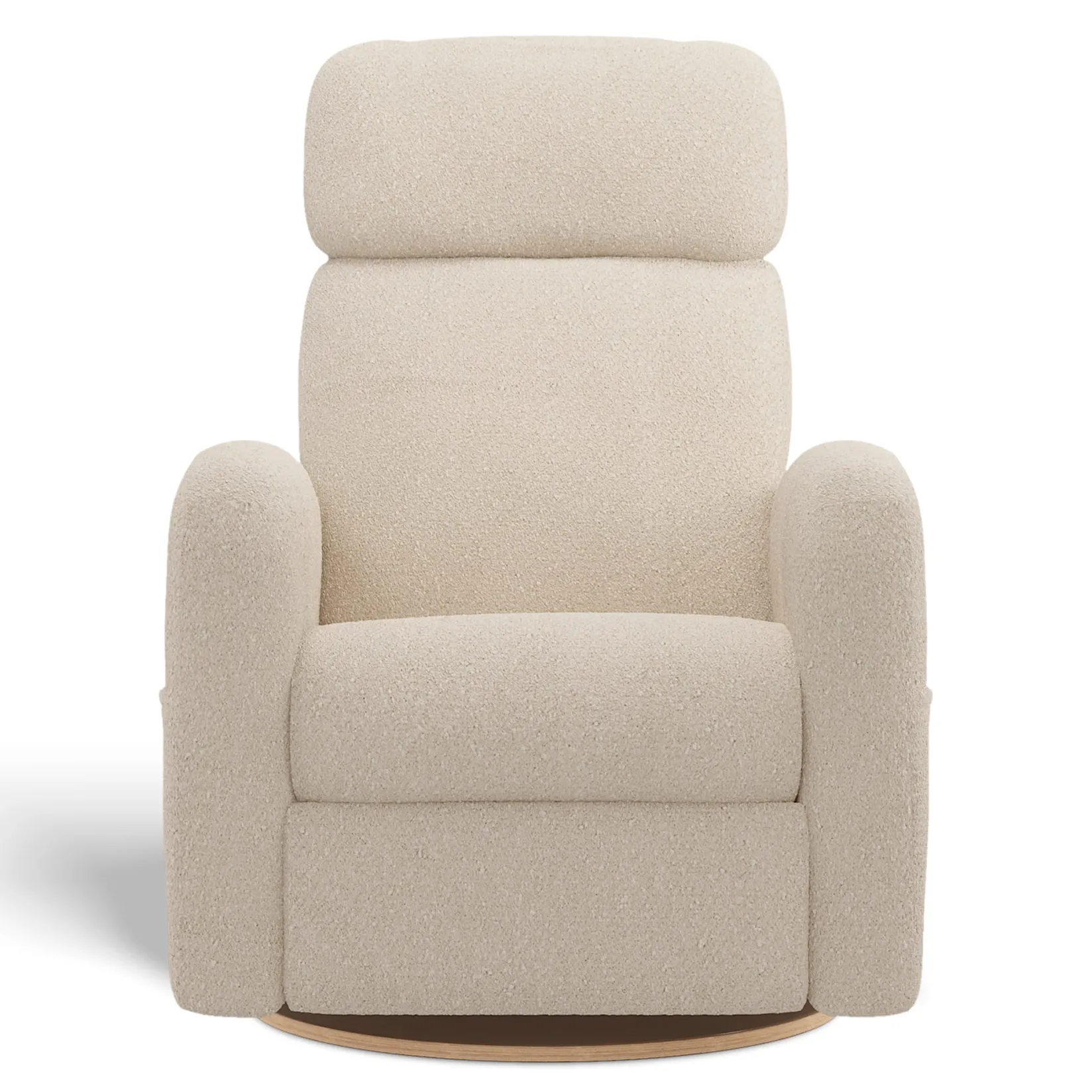 Gliders & Rocking Chairs|Gliders & Rocking Chairs>Jaymar BB Upholstered Rocking Armchair Swivel, Glider, Recliner Hailey - Beyond Sheep Cream Motorized Electric