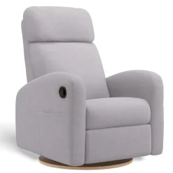 Upholstered Rocking Armchair Swivel, Glider, Recliner Hailey - Como Dove Grey Gliders & Rocking Chairs|Gliders & Rocking Chairs