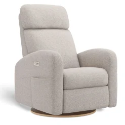 Gliders & Rocking Chairs|Gliders & Rocking Chairs>Jaymar BB Upholstered Rocking Armchair Swivel, Glider, Recliner Hailey - Arlo Pearl Motorized Electric