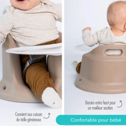 New Baby Booster - Taupe High Chairs & Booster Seats|High Chairs & Booster Seats