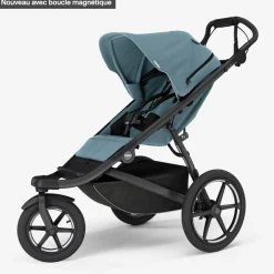 Best Urban Glide 3 Stroller with Magnetic Buckle - Blue Kids Strollers|Strollers & Trailers