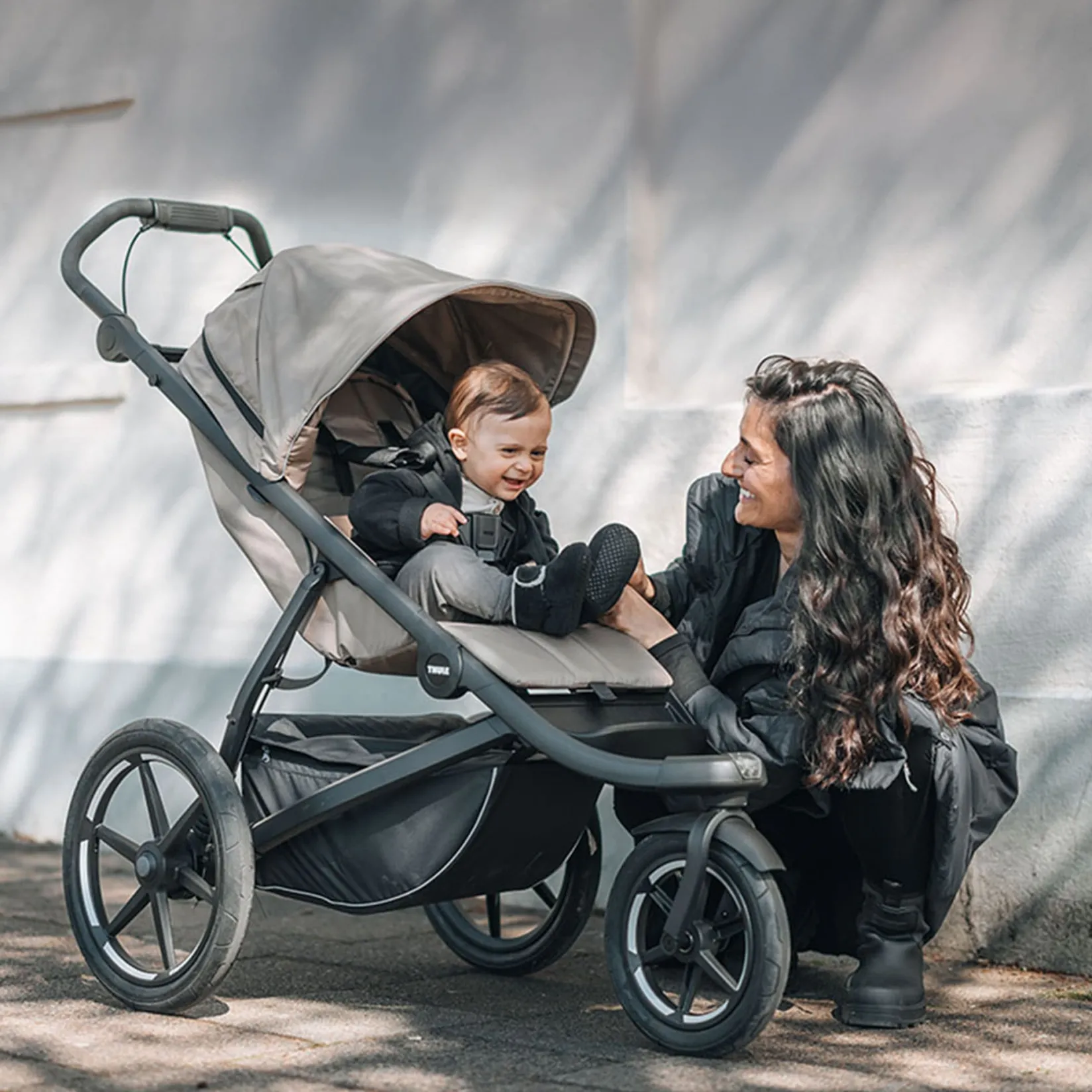 Strollers|Strollers & Trailers>Thule Urban Glide3 Stroller + Cup holder - Tinted Taupe