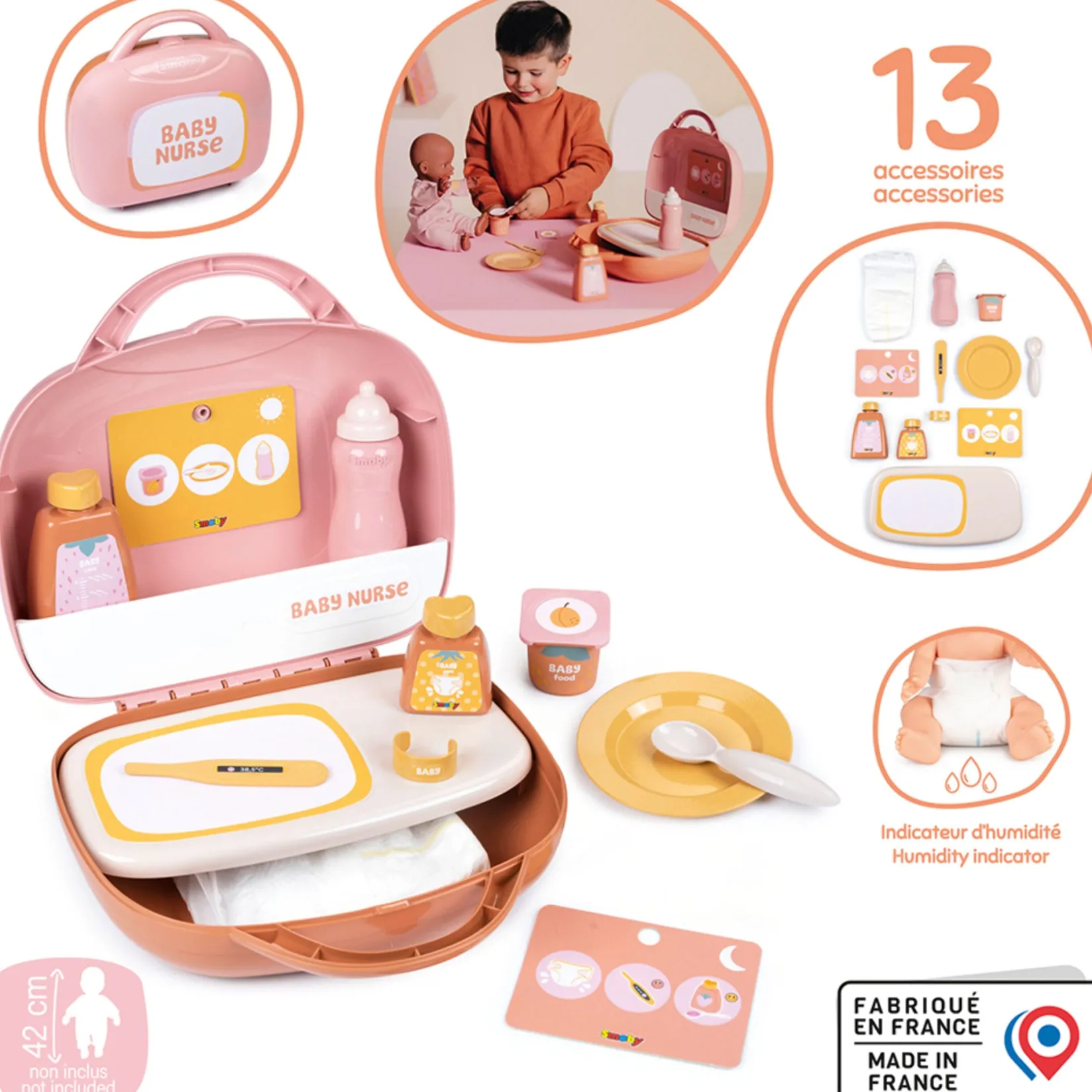 Dolls>Smoby Vanity With Accessories for Doll