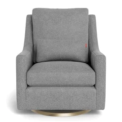 Gliders & Rocking Chairs|Gliders & Rocking Chairs>Monte Vera Rocking and Swivel Chair - Pepper Grey / Gold