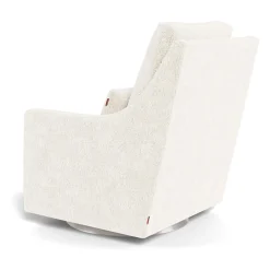 Clearance Vera Rocking and Swivel Chair - White Faux Sheepskin / Steel Gliders & Rocking Chairs|Gliders & Rocking Chairs