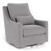 Hot Vera Rocking and Swivel Chair - Pebble Grey / Steel Gliders & Rocking Chairs|Gliders & Rocking Chairs